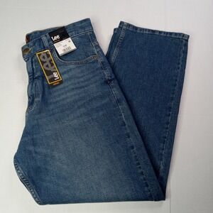 Lee Heritage Women's Blue Jeans Size 12 M Fitted Bootcut High Rise Heart NEW